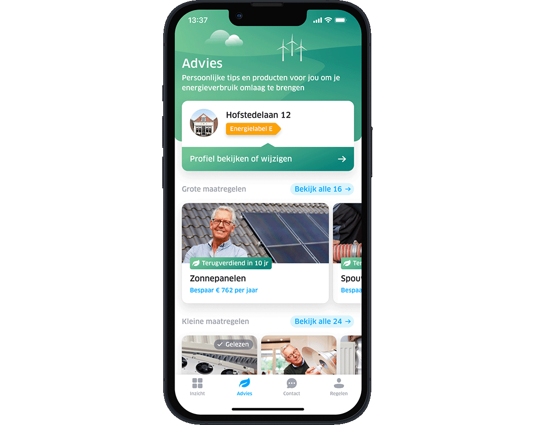 Persoonlijk advies om te verduurzamen én besparen