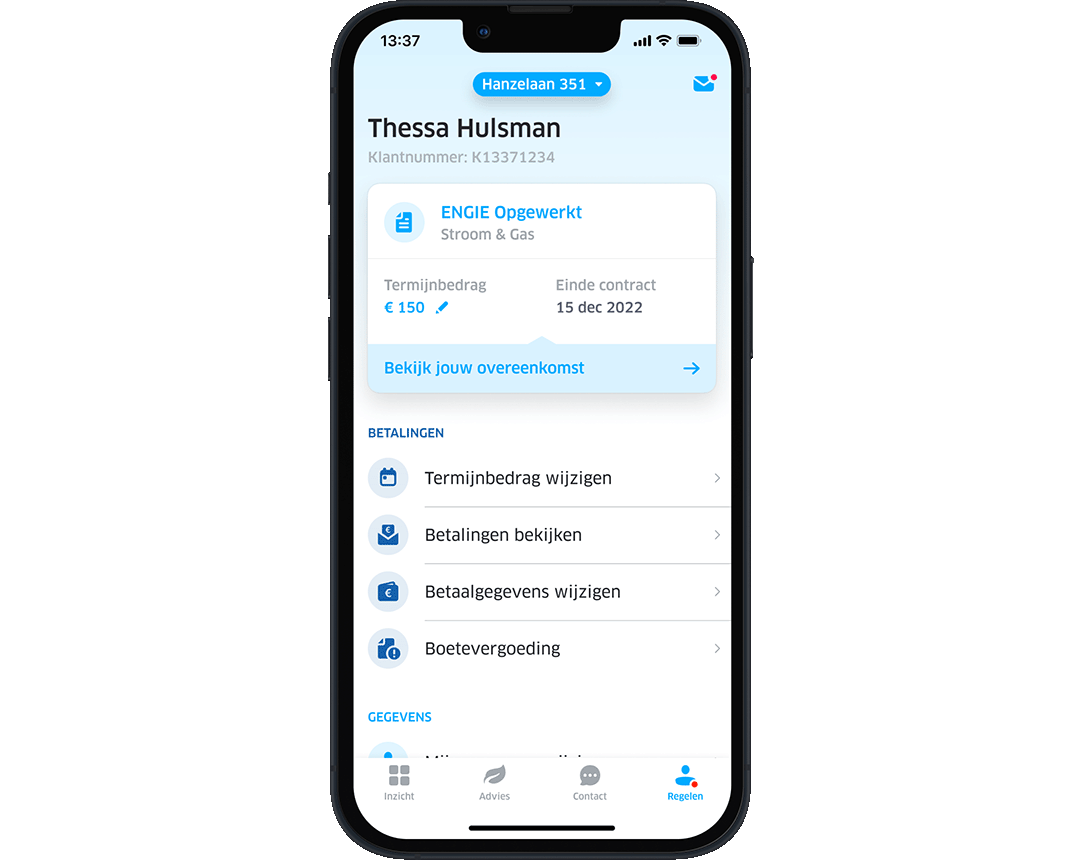 Eenvoudig en snel je energiezaken regelen